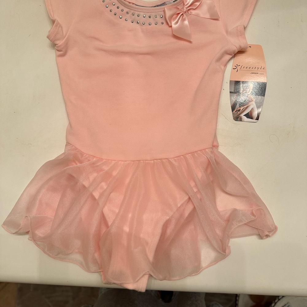 Freestyle by Danskin, pink ballerina one piece 
6/6x